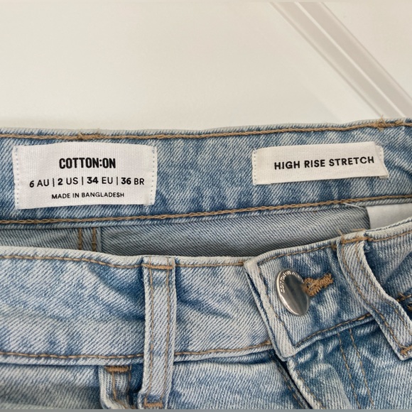 Cotton On High Rise Classic Stretch Denim Short - Picture 5 of 6